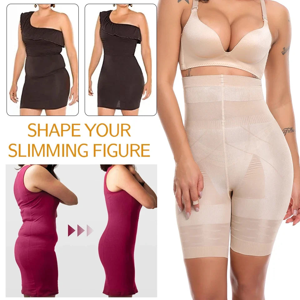 Women Body Shaper High Waist Tummy Control Panties Butt