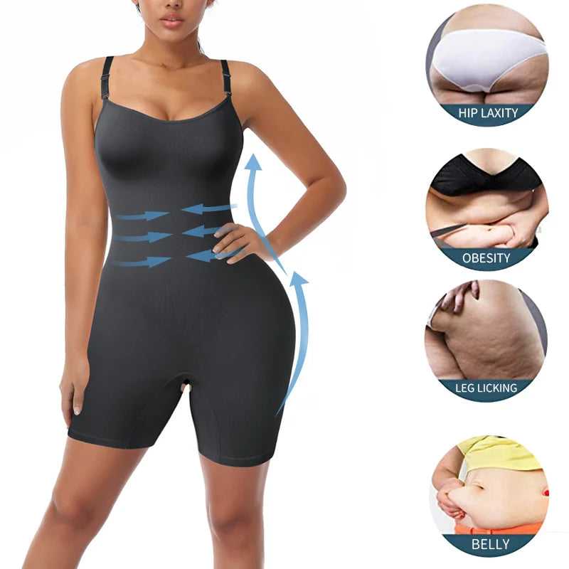 Bodysuit Shapewear Women Full Body Shaper Tummy Control