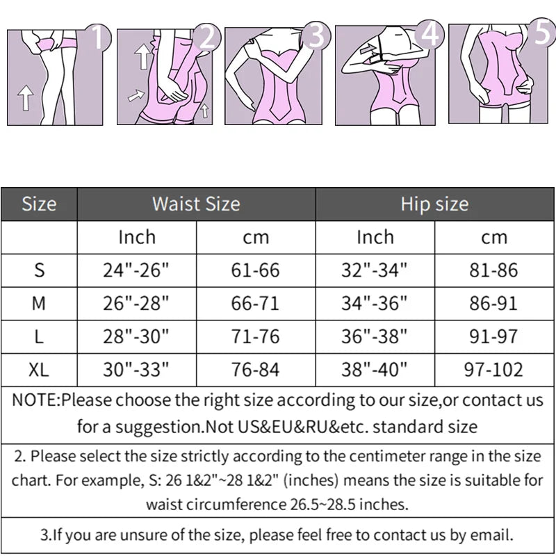 Bodysuit Shapewear Women Full Body Shaper Tummy Control