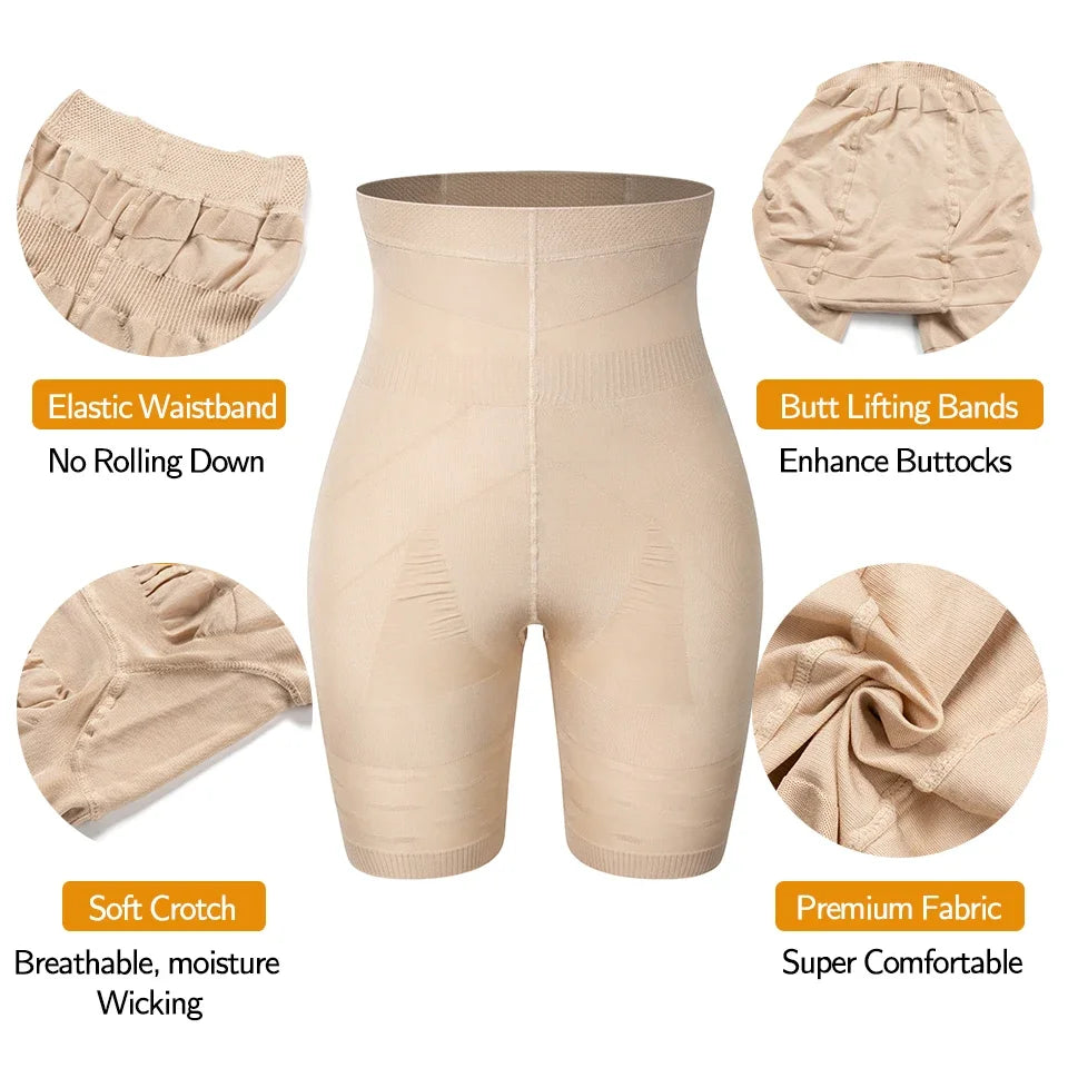 Women Body Shaper High Waist Tummy Control Panties Butt