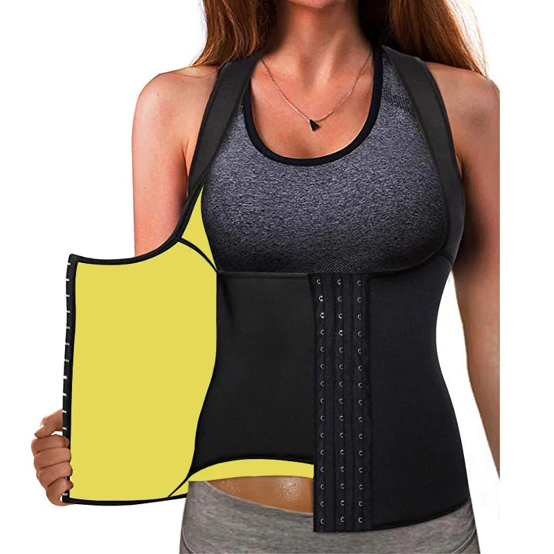 Body Slimming Shapewear Vest Waist Trainer Sweat Sport