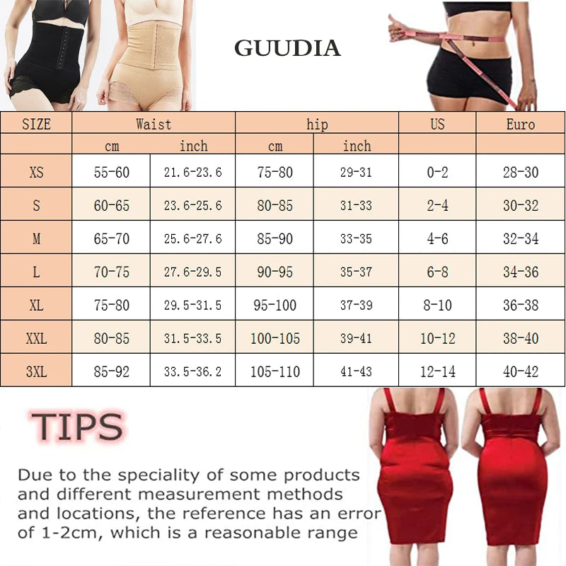 GUUDIA Tummy Control Panties Women Body Shaper High