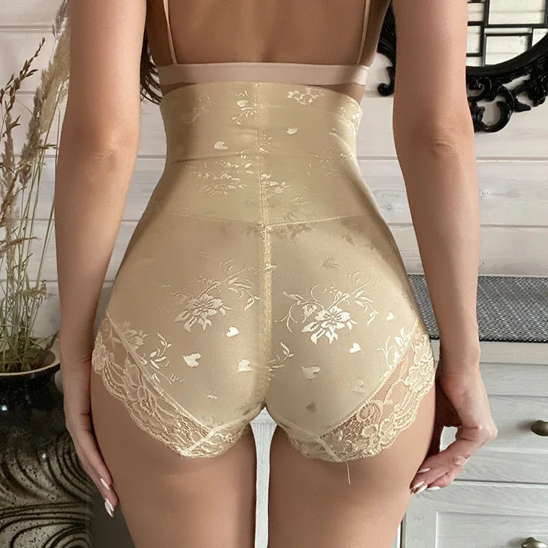 High Waist Shaper Panties Sexy Lace Body Shaper With Zipper