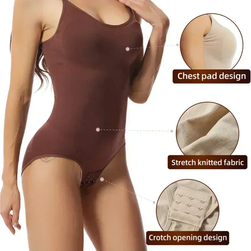 Seamless Bodysuit Shapers Slimming Fitness Underwear Women