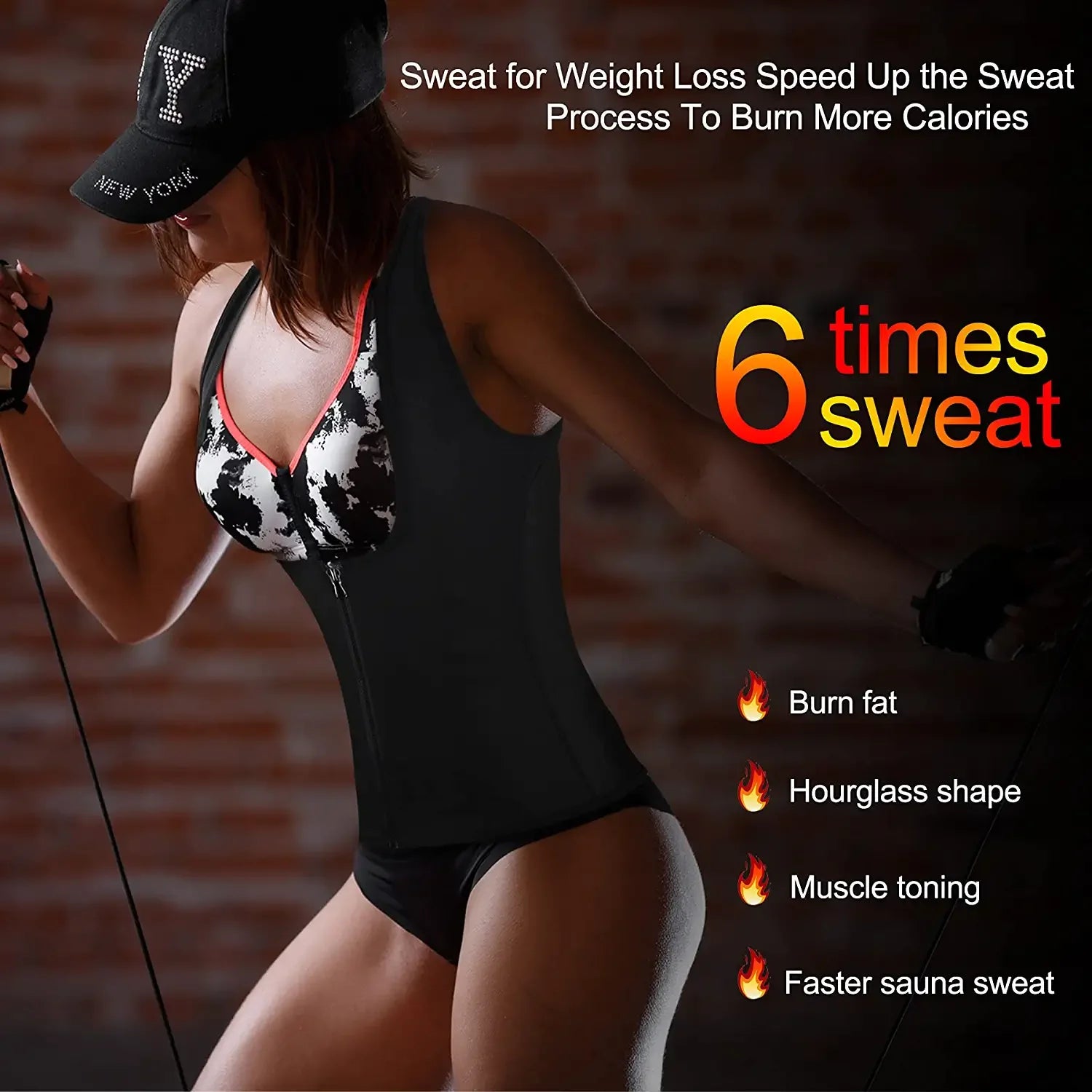 Sweat Vest Sauna Sweat Suit for Women Sauna Shirt Shapewear