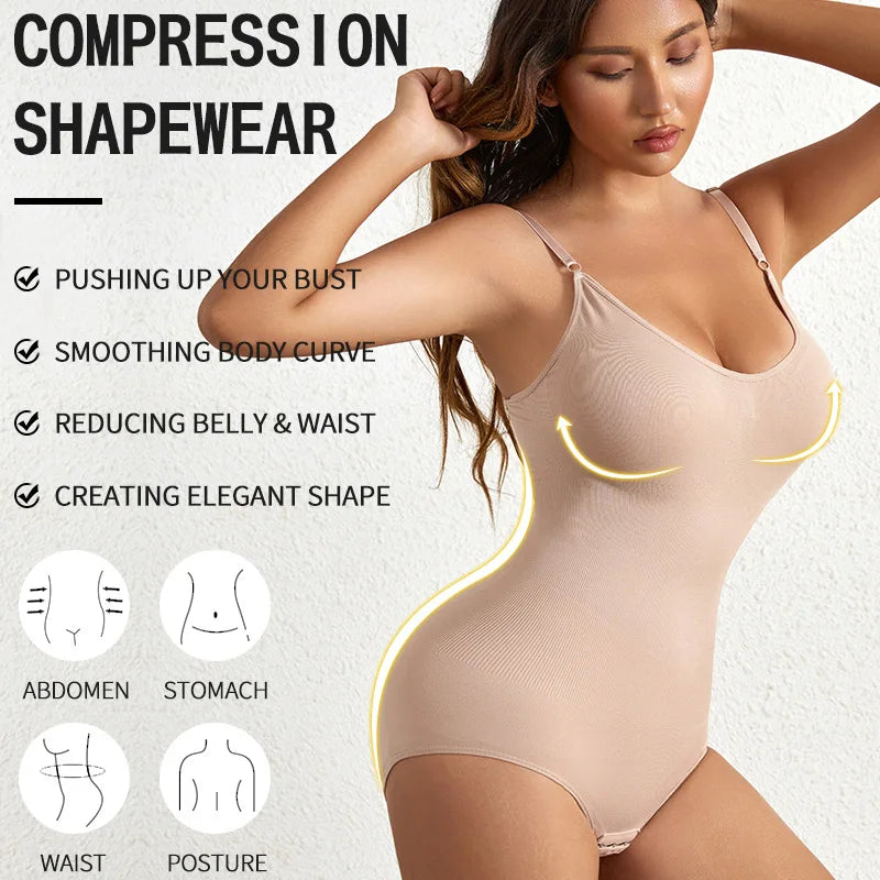 New 2023 Bodysuit Shapewear for Women with Adjustable