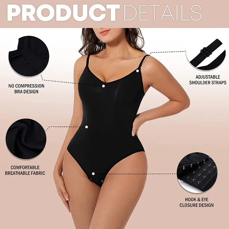 Bodysuit Shapewear Women Full Body Shaper Tummy Control